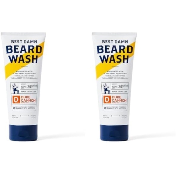 Duke Cannon BEST DAMN BEARD WASH 16 Fl oz (2 PACK) - Picture 1 of 8